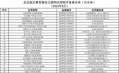 北京公布343个教育APP白名单